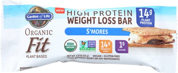 Fit High Protein Weight Loss Bar, S'mores