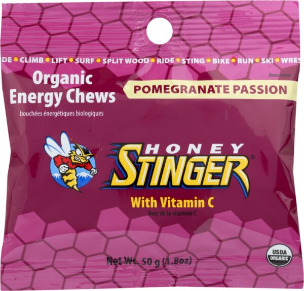Organic Energy Chews Pomegranate Passion