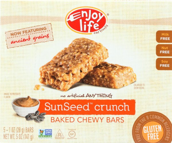 Oven Baked Chewy Bars SunSeed Crunch