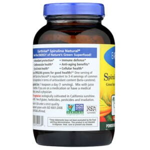 Spirulina Natural Green Super Food For Longevity Powder