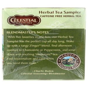 Herbal Tea Sampler Caffeine Free 18 Tea Bags