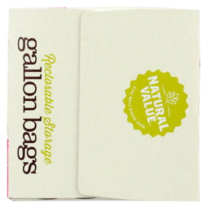 Natural Value Storage Bags Gal Reclsble