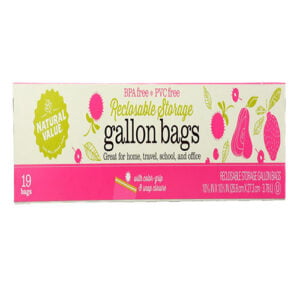 Natural Value Storage Bags Gal Reclsble