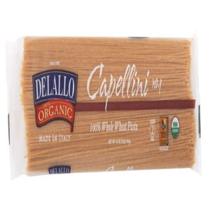 Organic Whole Wheat Capellini Pasta