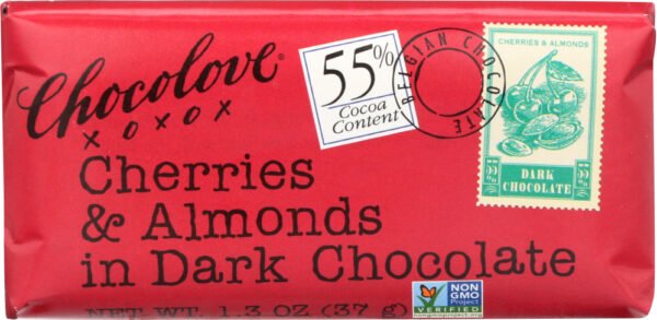 Mini Dark Chocolate Bar Cherries & Almonds