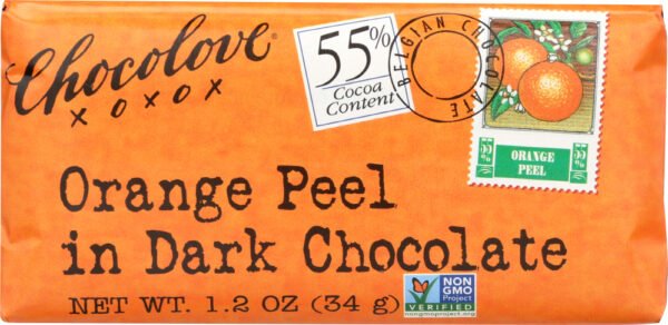Mini Dark Chocolate Bar Orange Peel