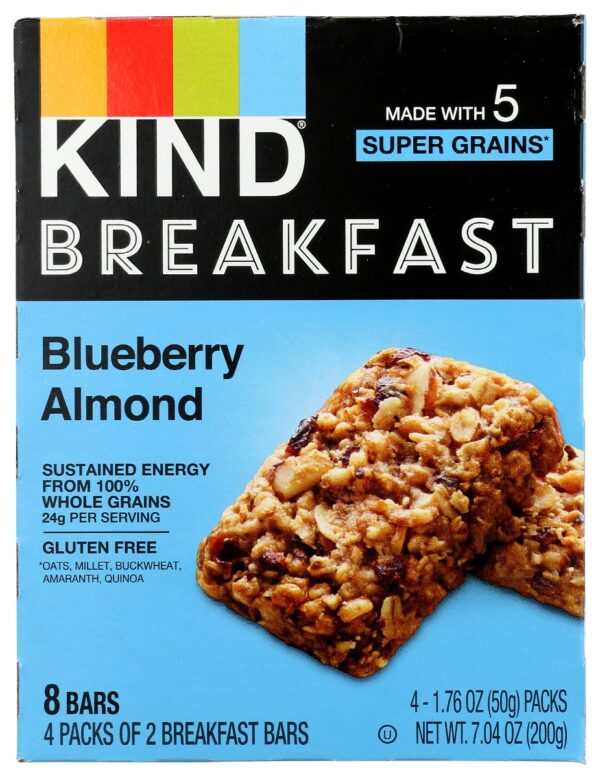 Blueberry Almond Breakfast Bars 4 Count