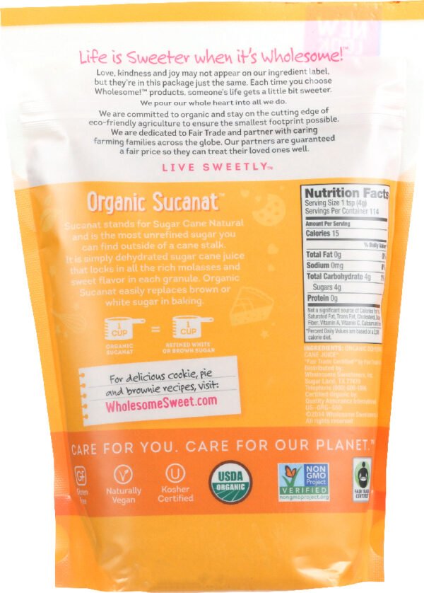 Organic Sucanat Dehydrated Cane Juice