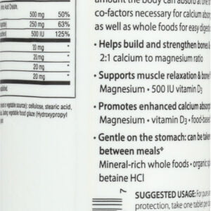 Food-Based Calcium with Magnesium & Vitamin D3