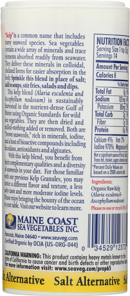 Organic Kelp Blend Granules Shaker