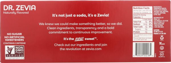 Dr. Zevia Zero Calorie Soda 10 Pack