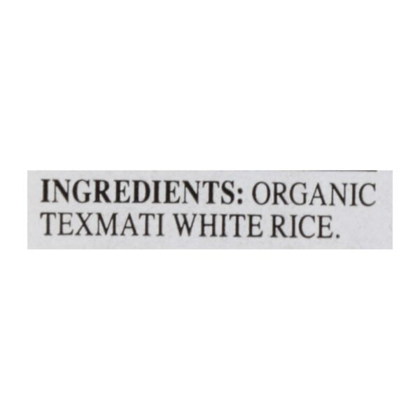 Organic Texmati White Rice