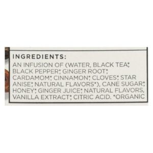Organic Chai Latte Black Tea Concentrate