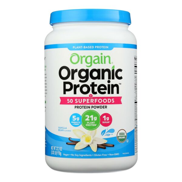 Organic Protein & Superfoods Vanilla Bean Powder