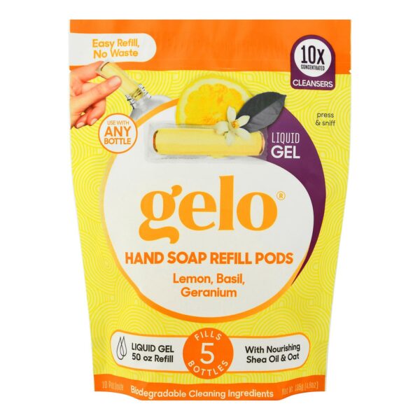 Lemon Basil Geranium Hand Soap Refill Pods