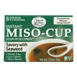 Edward & Sons Miso Cup Savory Soup with Seaweed