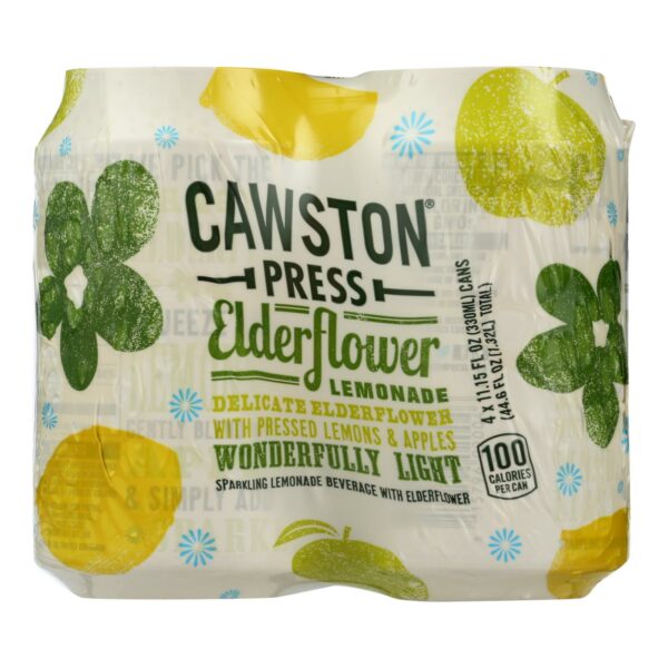 Elderflower Sparkling Lemonade Pack of 4