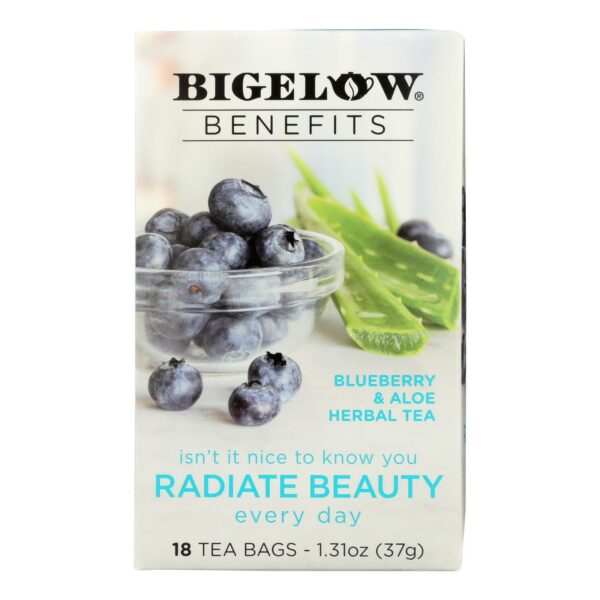 Benefits Blueberry and Aloe Herbal Tea 18 Bags