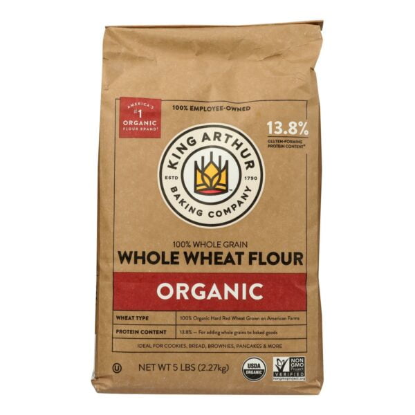100% Organic Whole Wheat Flour