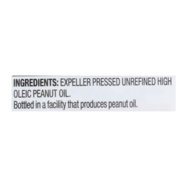 Peanut Oil Unrefined