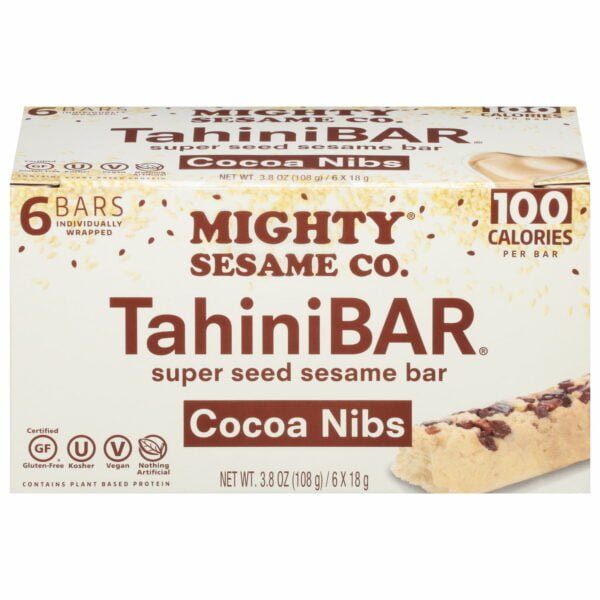 Cocoa Nibs Tahini Bar