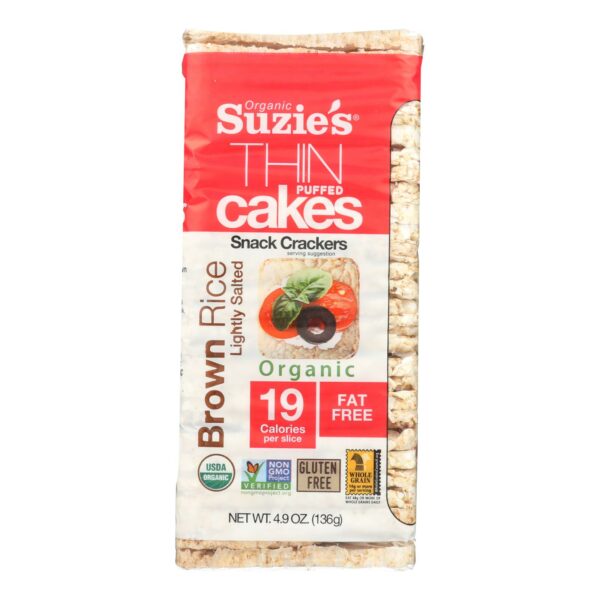Brown Rice Lightly Salted Thin Puffed Cakes