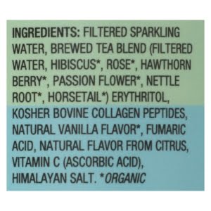 Collagen Sparkling Tea Hibiscus Vanilla