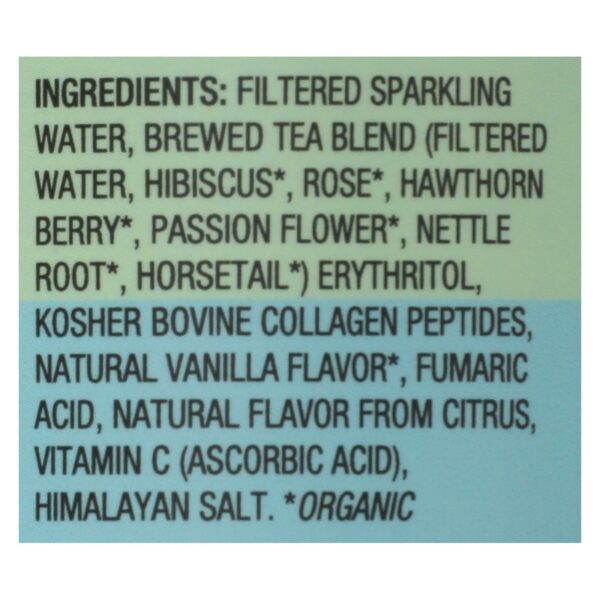 Collagen Sparkling Tea Hibiscus Vanilla