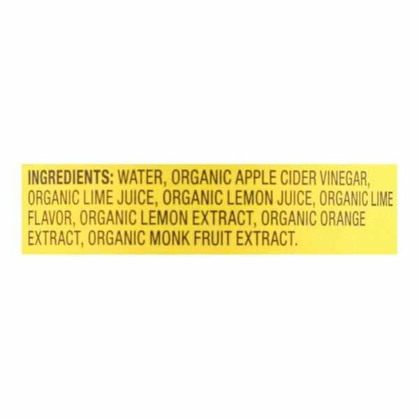 Organic Apple Cider Vinegar Refreshers Prebiotic Lime Citrus