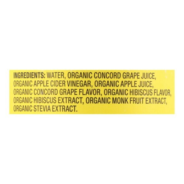 Organic Concord Grape & Hibiscus Apple Cider Vinegar Refreshers