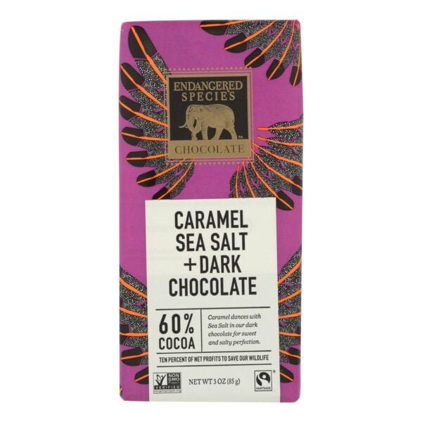 Dark Chocolate with Caramel & Sea Salt Bar
