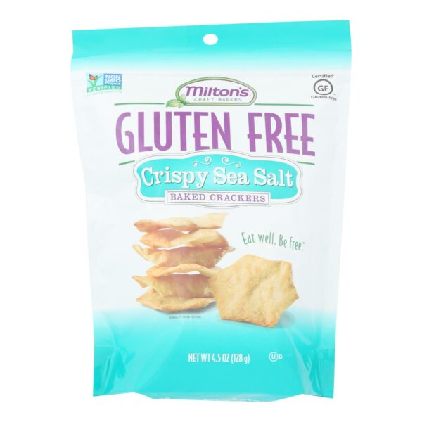 Gluten Free Crispy Sea Salt Baked Crackers