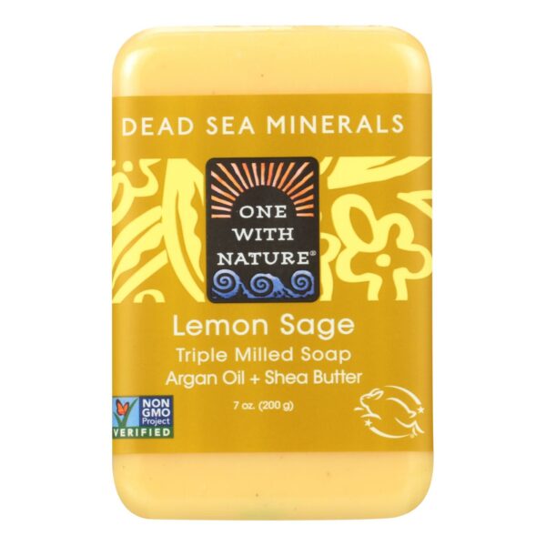 Lemon Sage Triple Milled Minerals Soap Bar
