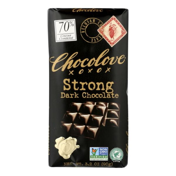 Strong Dark Chocolate Bar