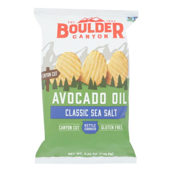 Avocado Oil Canyon Cut Potato Chips Sea Salt