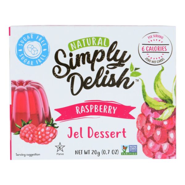 Raspberry Jel Dessert