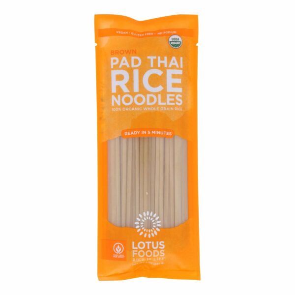 Pad Thai Rice Noodles Organic Brown Rice