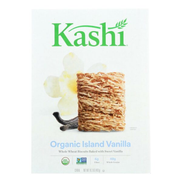 Organic Whole Wheat Biscuit Cereal Island Vanilla