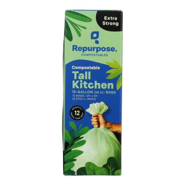 Compostable Extra Strong Tall Kitchen Bags 13gal
