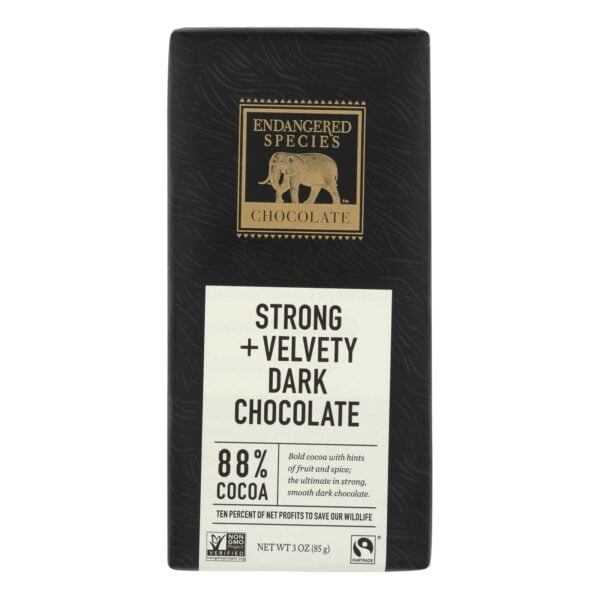 Natural Dark Chocolate Bar with 88% Cocoa