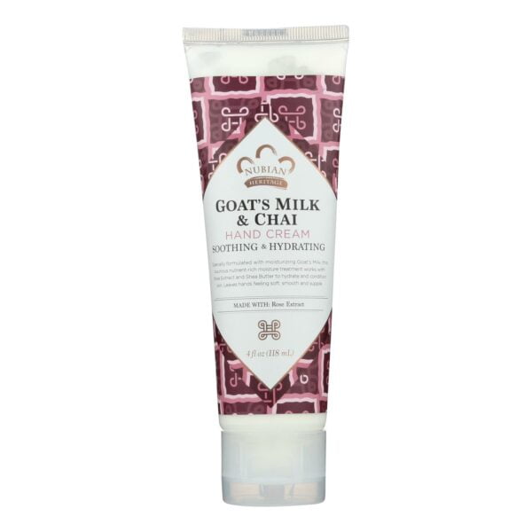 Hand Cream Goat's Milk & Chai with Rose Extract