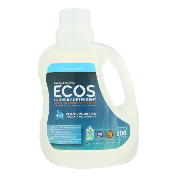 Ecos 2x Ultra Laundry Detergent Free and Clear