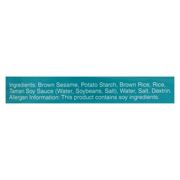 Tamari Brown Sesame Crackers