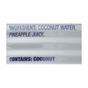 Coconut Water with Pineapple Juice