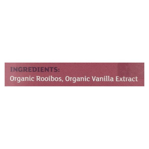 Tea Vanilla Rooibos Org