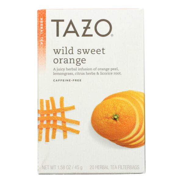 Wild Sweet Orange Herbal Tea Caffeine-Free 20 Tea Bags