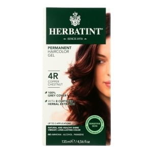 Permanent Hair Color Gel 4R Copper Chestnut
