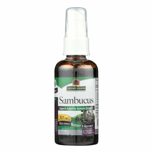 Sambucus Black Elder Berry Extract Spray Alcohol-Free