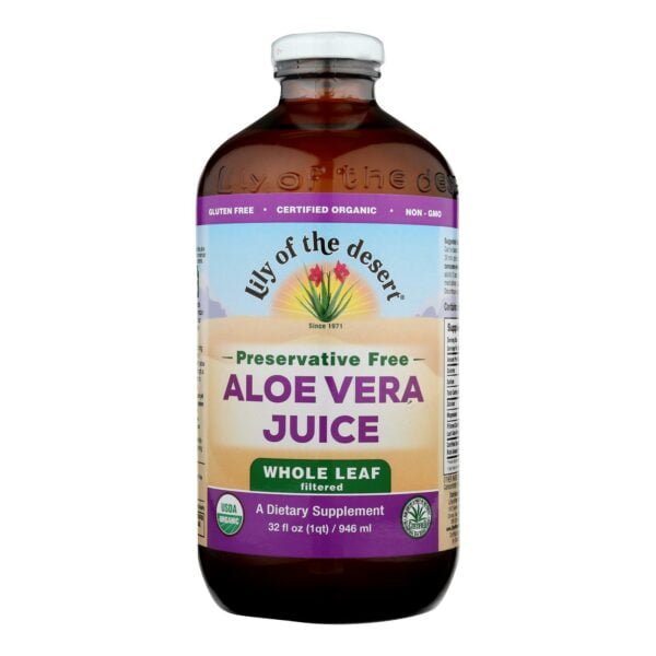 Organic Aloe Vera Juice Whole Leaf