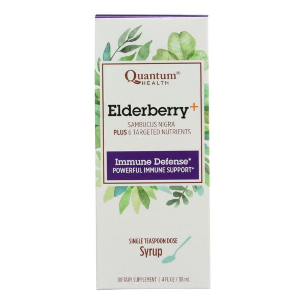 Elderberry Syrup Soothes & Quiets